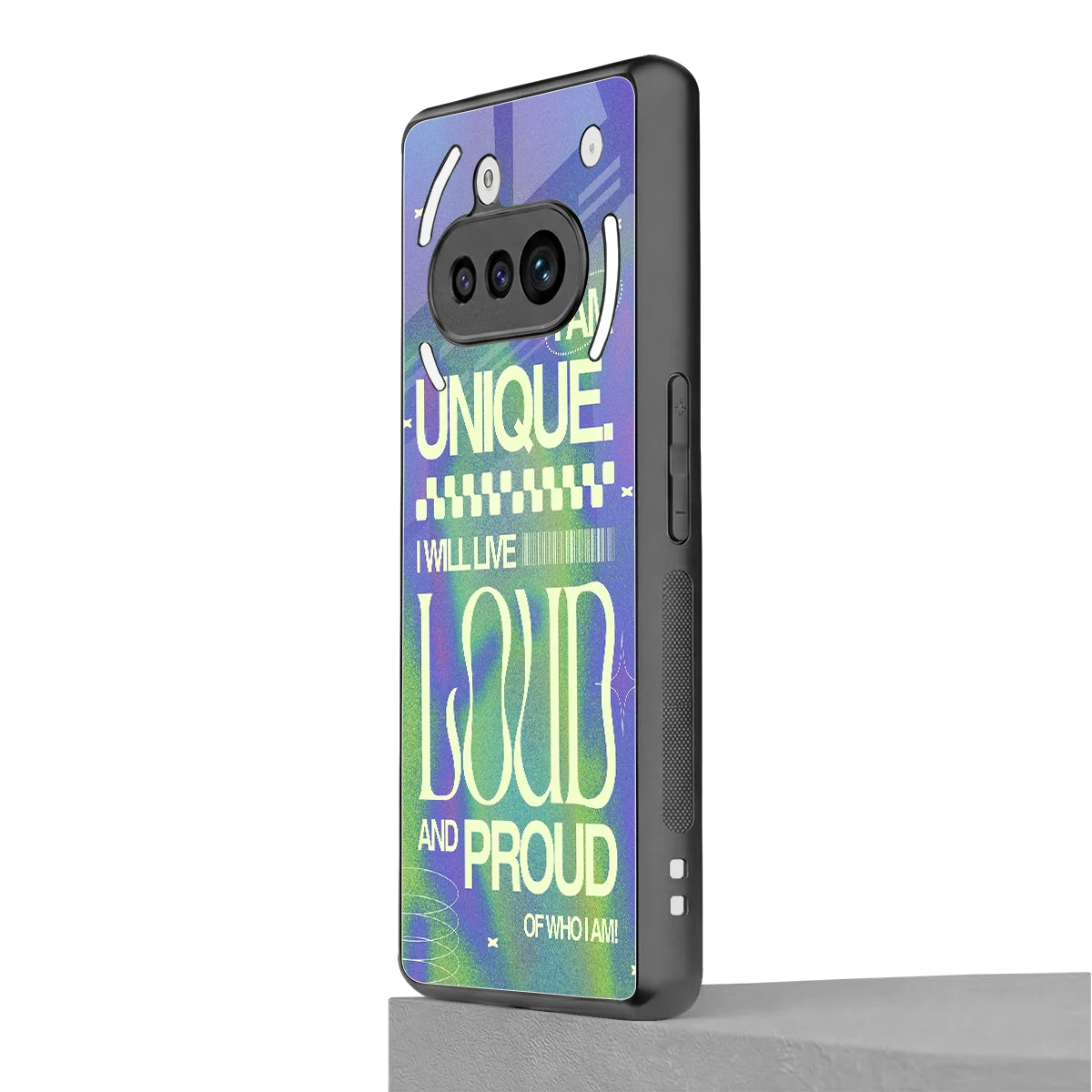 Uniquely Me nothing phone 3a mobile cover | shockproof glass phone case