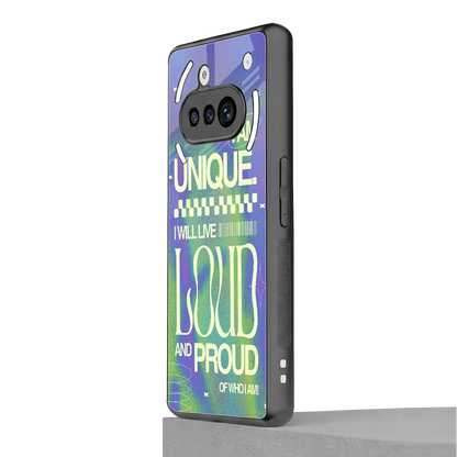 Uniquely Me nothing phone 3a mobile cover | shockproof glass phone case
