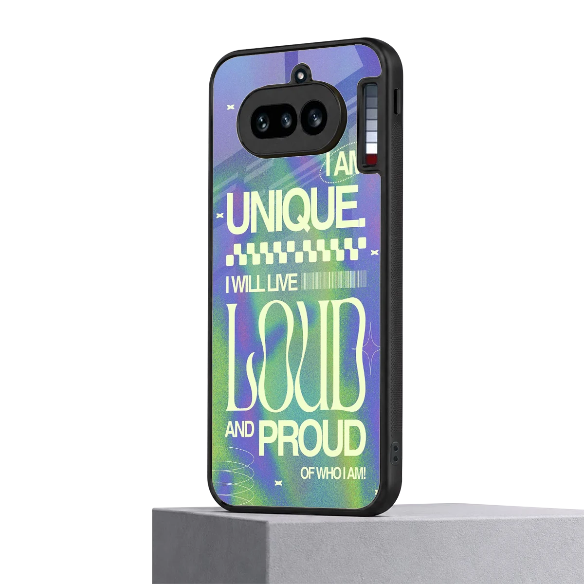 Uniquely Me nothing phone 4a mobile cover | shockproof glass phone case
