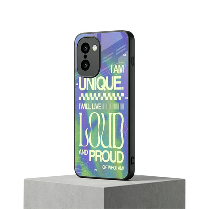 Uniquely Me oneplus 15r mobile cover | shockproof glass phone case