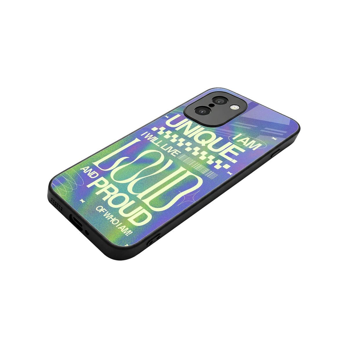 Uniquely Me stylish phone case for oneplus 15r | glossy glass and slim fit
