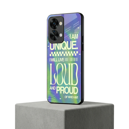 Uniquely Me oneplus nord 2t mobile cover | shockproof glass phone case