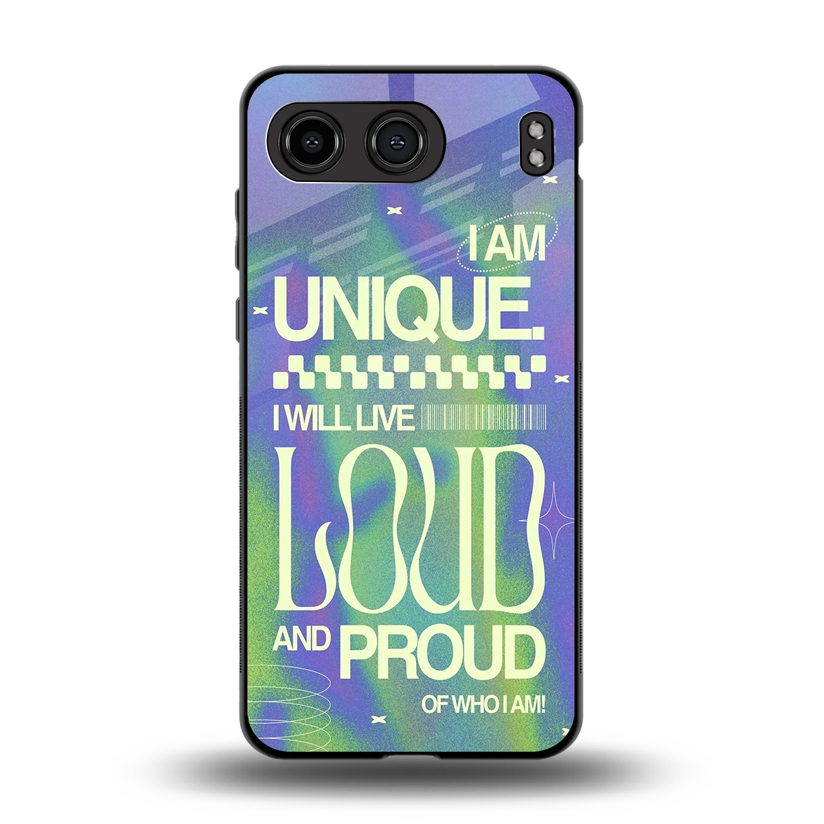 Uniquely Me back phone cover | glass case for oneplus nord 4