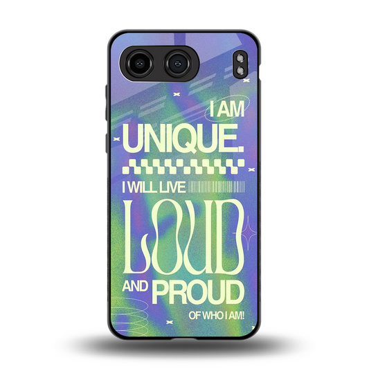 Uniquely Me back phone cover | glass case for oneplus nord 4