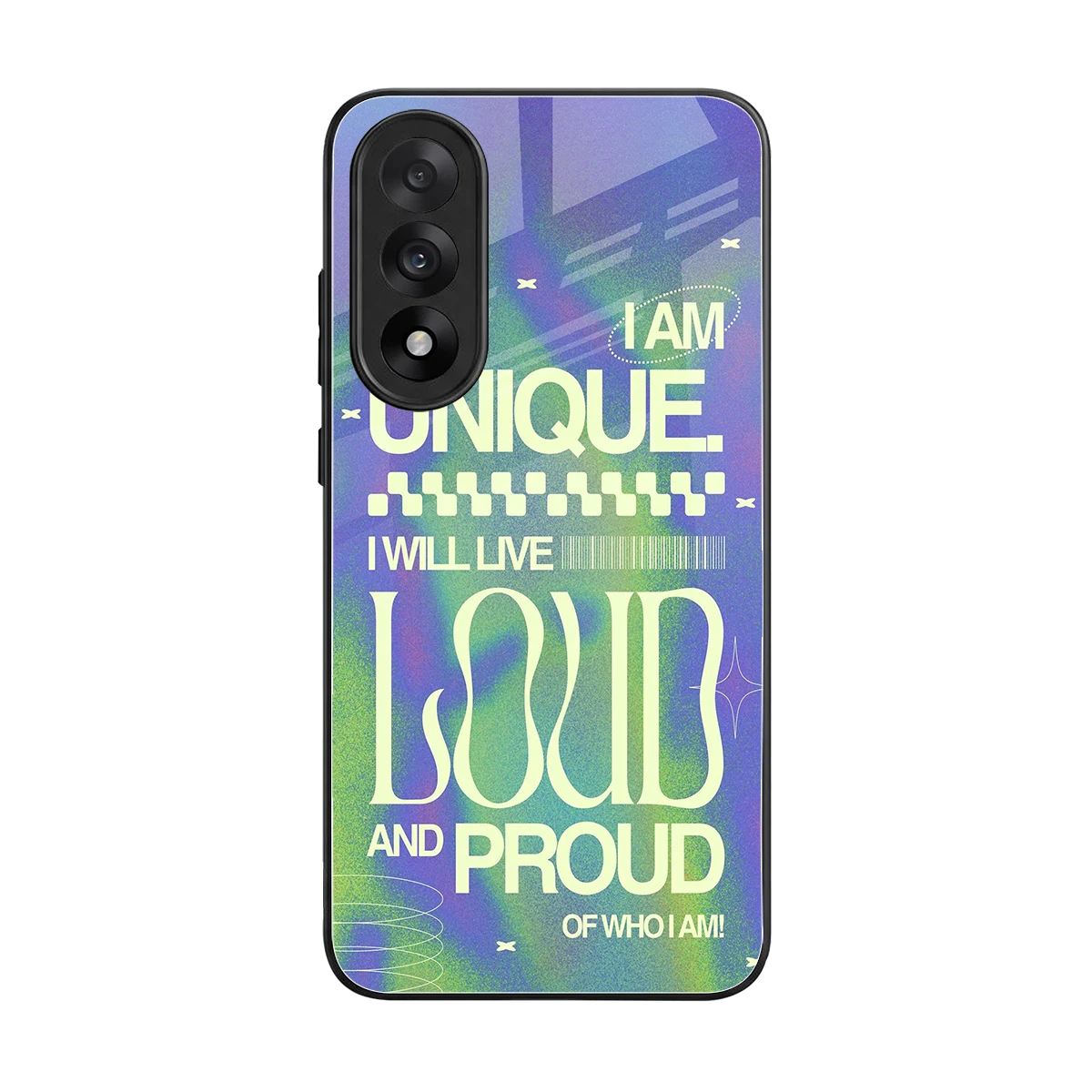 Uniquely Me back phone cover | glass case for oneplus nord 5