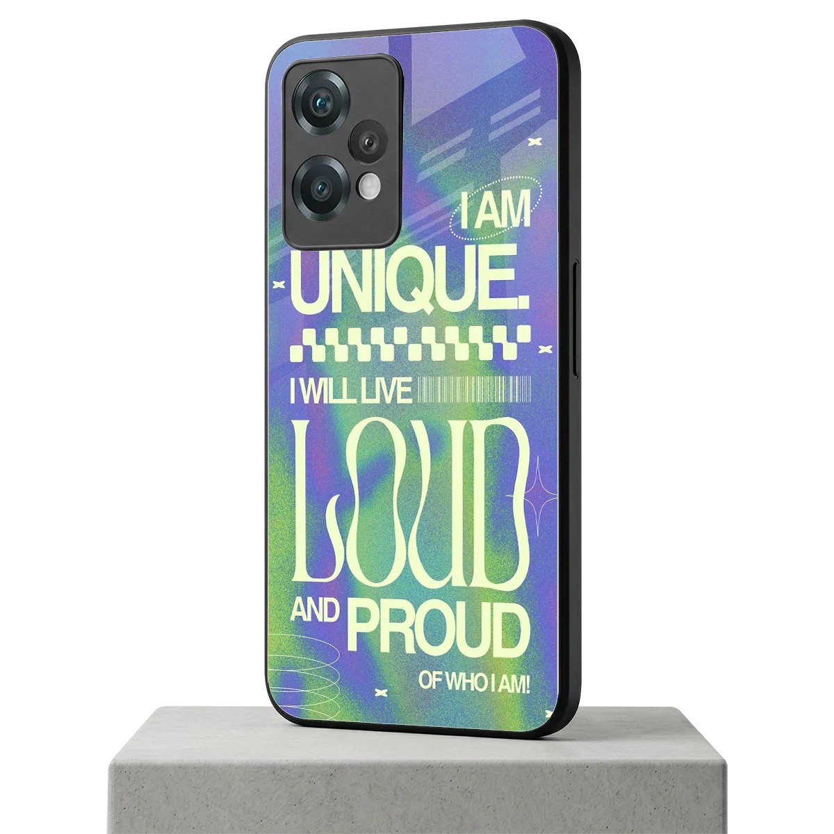 Uniquely Me oneplus nord ce 2 lite mobile cover | shockproof glass phone case