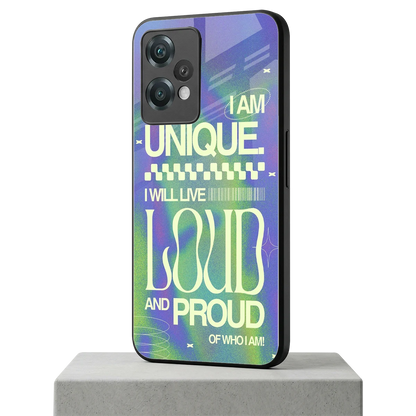 Uniquely Me oneplus nord ce 2 lite mobile cover | shockproof glass phone case