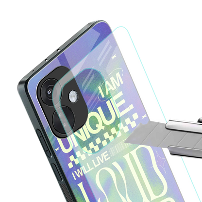 Uniquely Me stylish phone case for oneplus nord ce 3 | glossy glass and slim fit