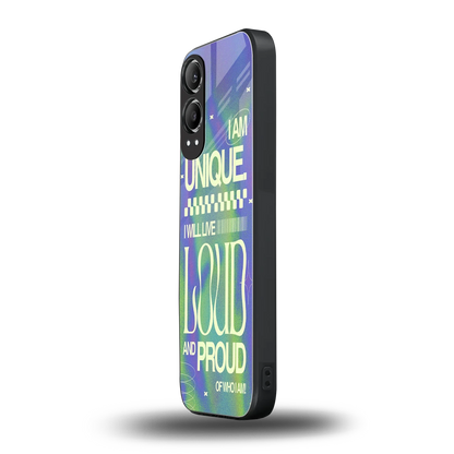 Uniquely Me oneplus nord ce 4 lite mobile cover | shockproof glass phone case