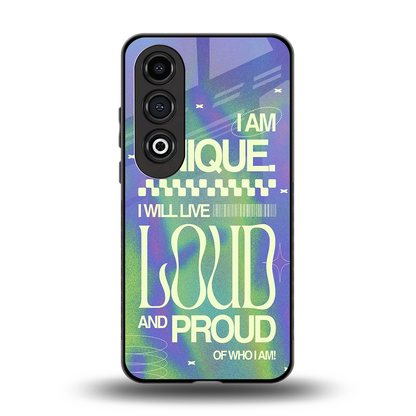 Uniquely Me back phone cover | glass case for oneplus nord ce 4