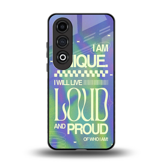 Uniquely Me back phone cover | glass case for oneplus nord ce 4