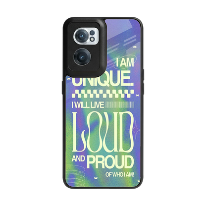 Uniquely Me back phone cover | glass case for oneplus nord ce 2