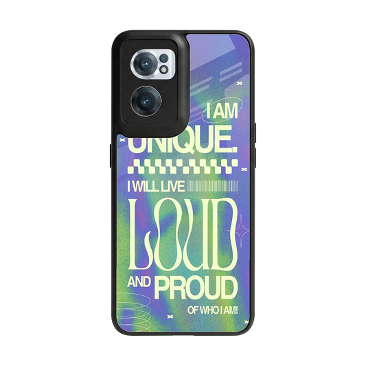 Uniquely Me back phone cover | glass case for oneplus nord ce 2