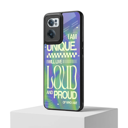 Uniquely Me oneplus nord ce 2 mobile cover | shockproof glass phone case