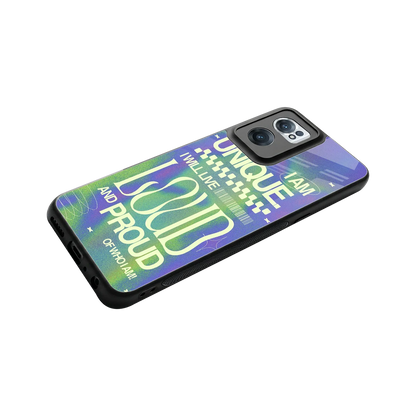 Uniquely Me stylish phone case for oneplus nord ce 2 | glossy glass and slim fit