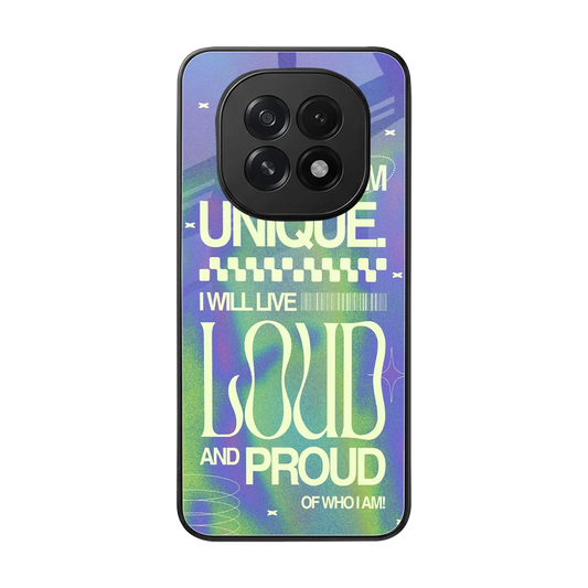 Uniquely Me back phone cover | glass case for oppo f29 5g