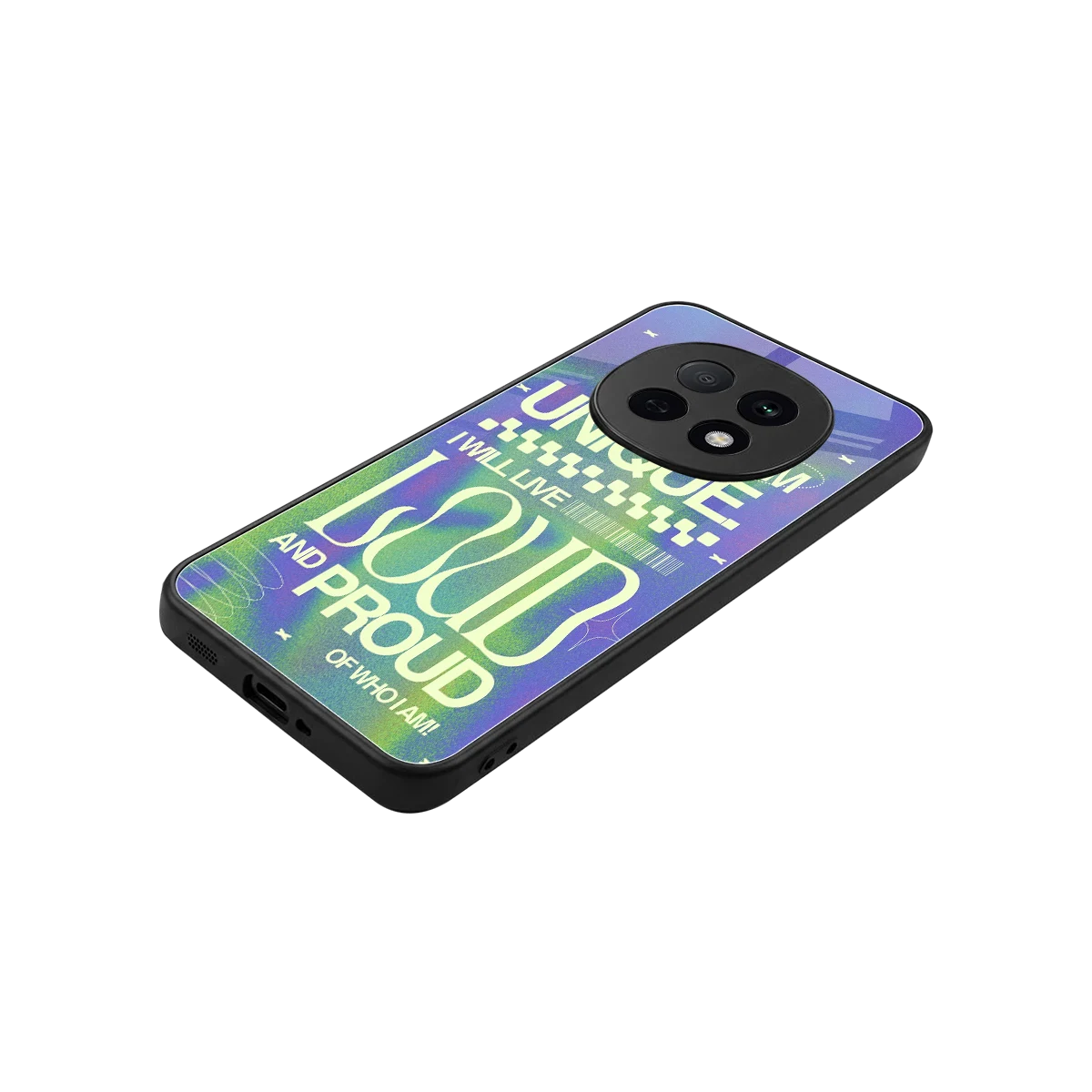 Uniquely Me stylish phone case for oppo f29 pro 5g | glossy glass and slim fit