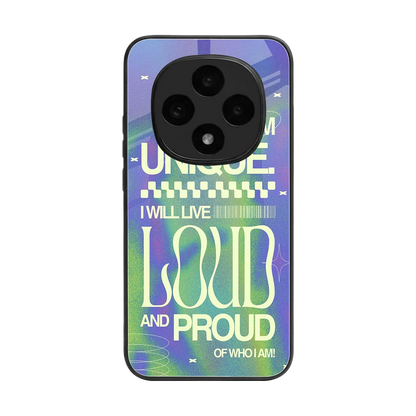 Uniquely Me back phone cover | glass case for oppo f31 pro 5g