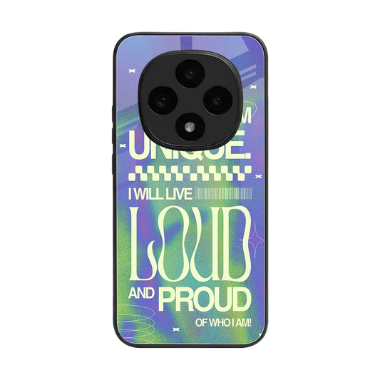 Uniquely Me back phone cover | glass case for oppo f31 pro 5g