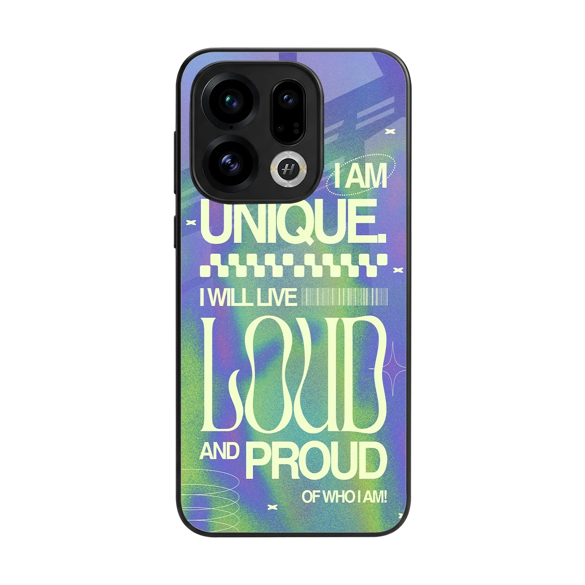 Uniquely Me back phone cover | glass case for oppo find x9