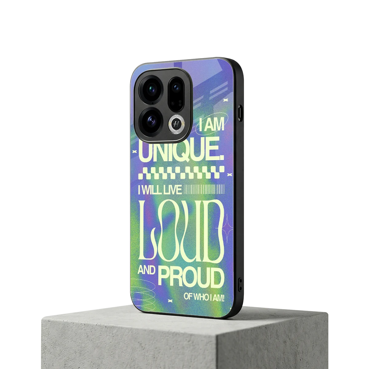 Uniquely Me oppo find x9 mobile cover | shockproof glass phone case
