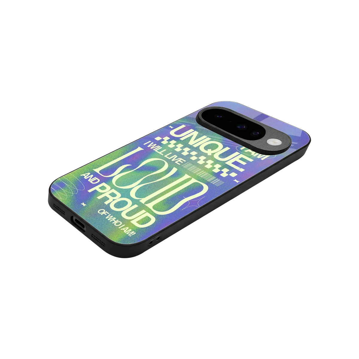 Uniquely Me stylish phone case for google pixel 10 | glossy glass and slim fit