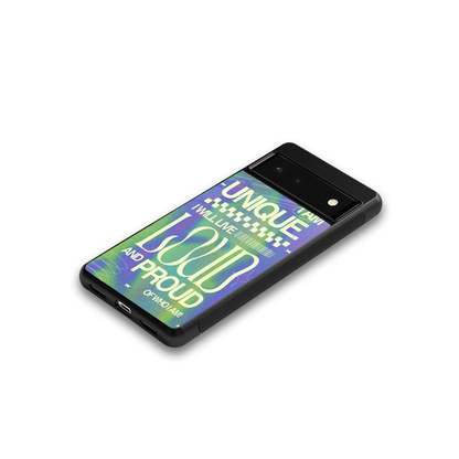 Uniquely Me google pixel 6 mobile cover | shockproof glass phone case