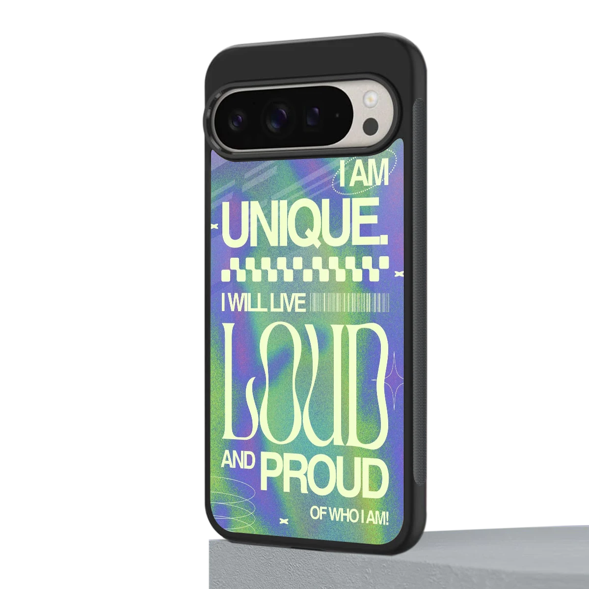 Uniquely Me google pixel 9 pro mobile cover | shockproof glass phone case