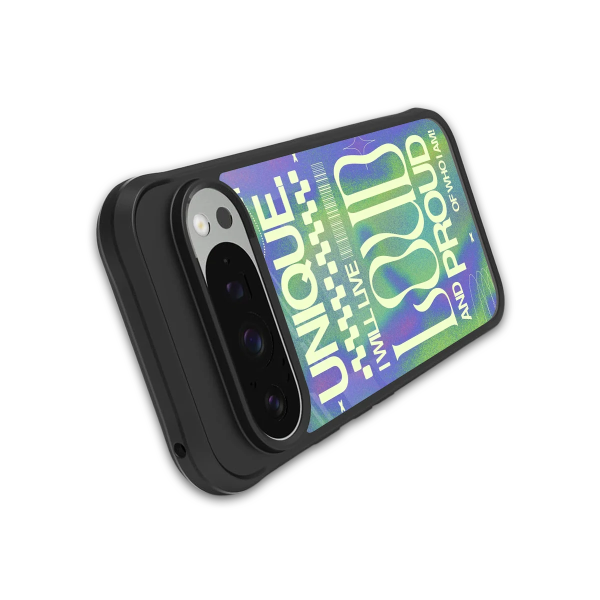 Uniquely Me stylish phone case for google pixel 9 pro | glossy glass and slim fit