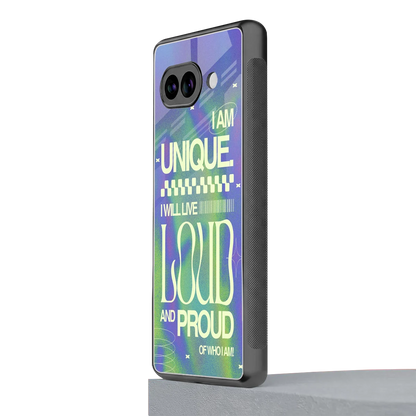Uniquely Me google pixel 10a mobile cover | shockproof glass phone case
