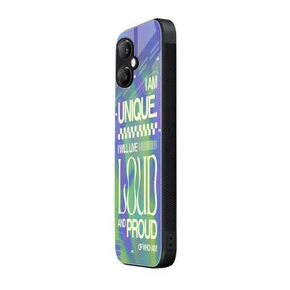 Uniquely Me samsung galaxy a06 5g mobile cover | shockproof glass phone case