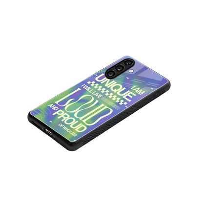 Uniquely Me stylish phone case for samsung galaxy a14 5g | glossy glass and slim fit