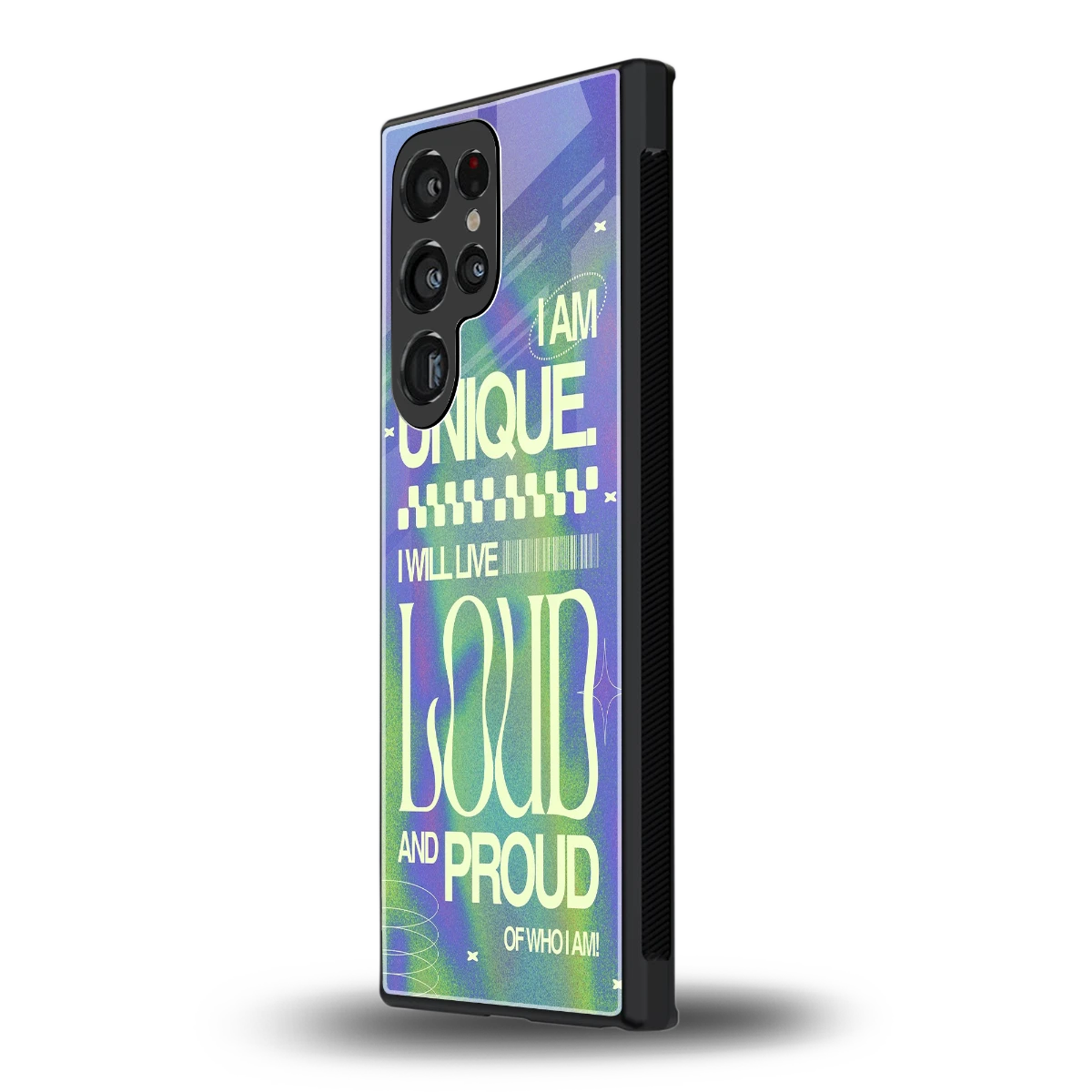 Uniquely Me samsung galaxy s23 ultra mobile cover | shockproof glass phone case