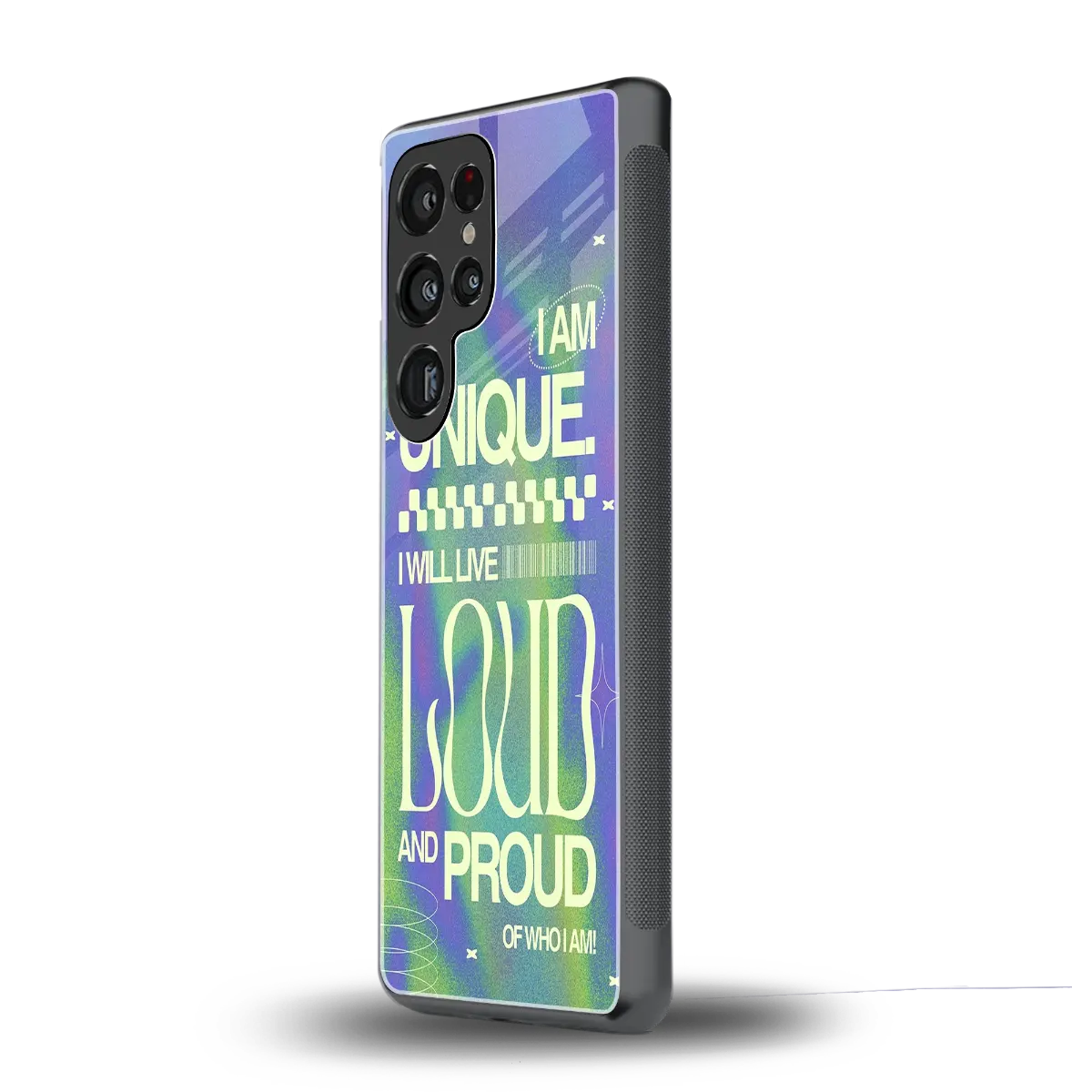 Uniquely Me samsung galaxy s25 ultra mobile cover | shockproof glass phone case