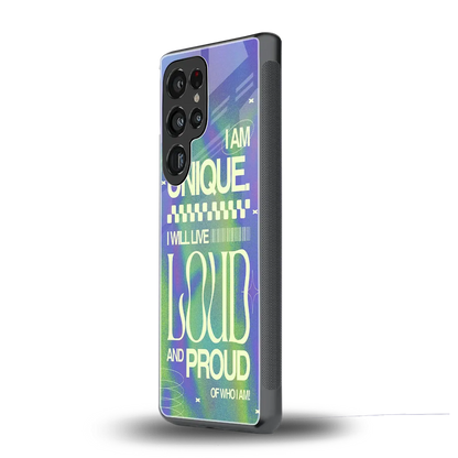 Uniquely Me samsung galaxy s25 ultra mobile cover | shockproof glass phone case