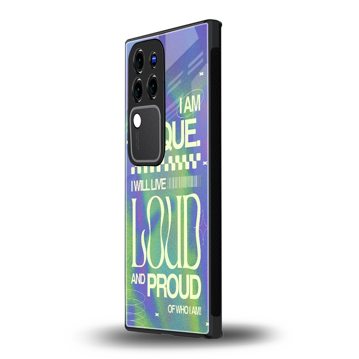 Uniquely Mevivo v30 pro mobile cover | shockproof glass phone case