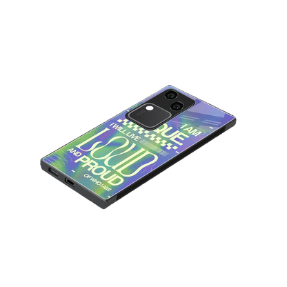 Uniquely Me stylish phone case for vivo v30 | glossy glass and slim fit