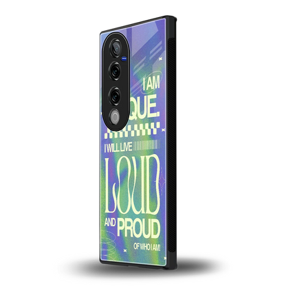 Uniquely Me vivo v40 pro mobile cover | shockproof glass phone case
