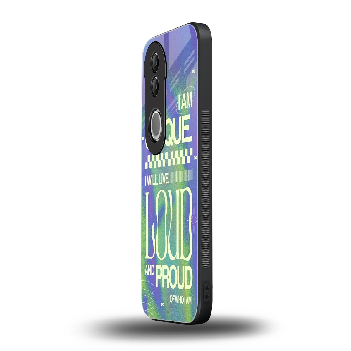 Uniquely Me vivo v50 mobile cover | shockproof glass phone case