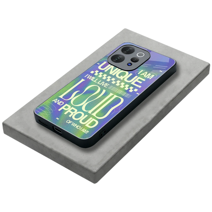 Uniquely Me stylish phone case for vivo v70 | glossy glass and slim fit