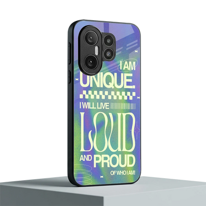 Uniquely Me vivo x200 fe mobile cover | shockproof glass phone case