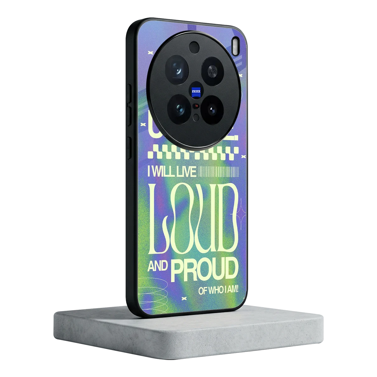 Uniquely Me vivo x200 pro mobile cover | shockproof glass phone case