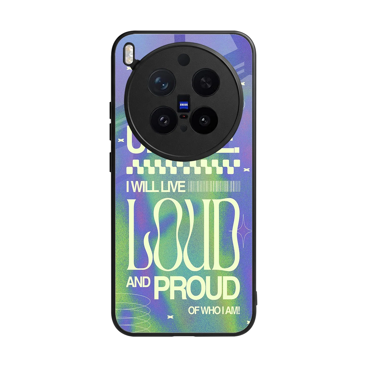 Uniquely Me back phone cover | glass case for vivo x300 pro