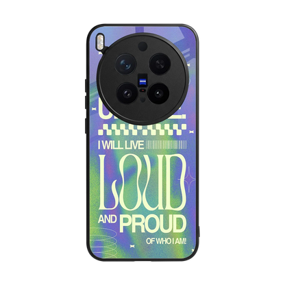 Uniquely Me back phone cover | glass case for vivo x300 pro