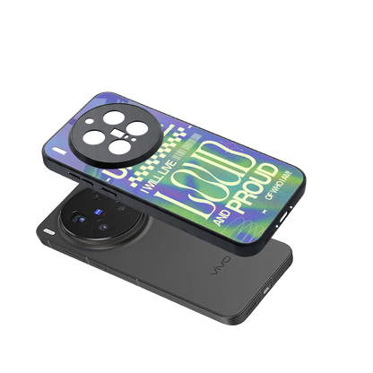 Uniquely Me sleek vivo x300 pro cover with tempered glass back and TPU edges