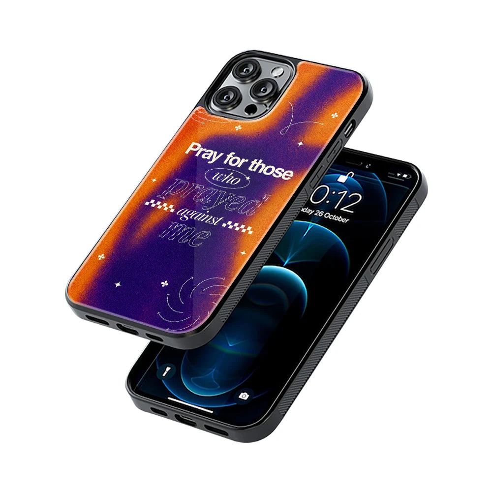 Protective Glass Back Phone Case Compatible with iPhone, Samsung, OnePlus, Pixel & More