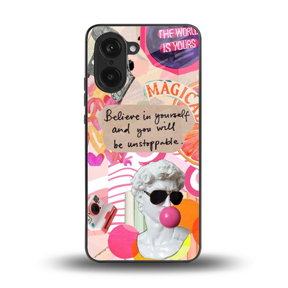 Unstoppable back phone cover | glass case for oneplus nord ce5 5g