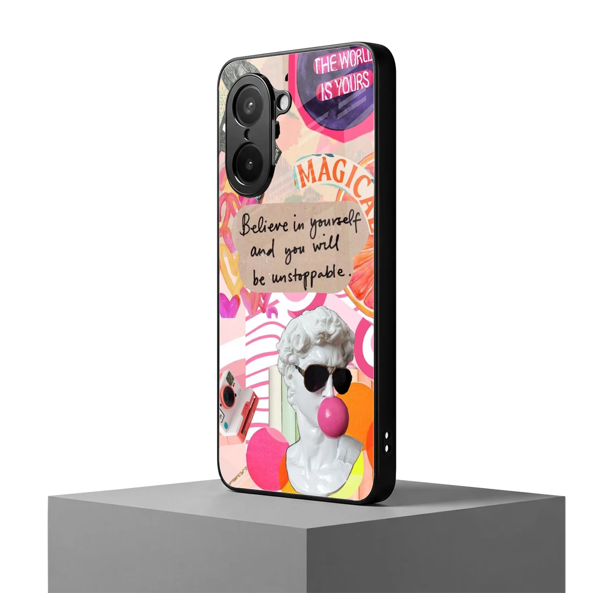Unstoppable oneplus nord ce5 5g mobile cover | shockproof glass phone case