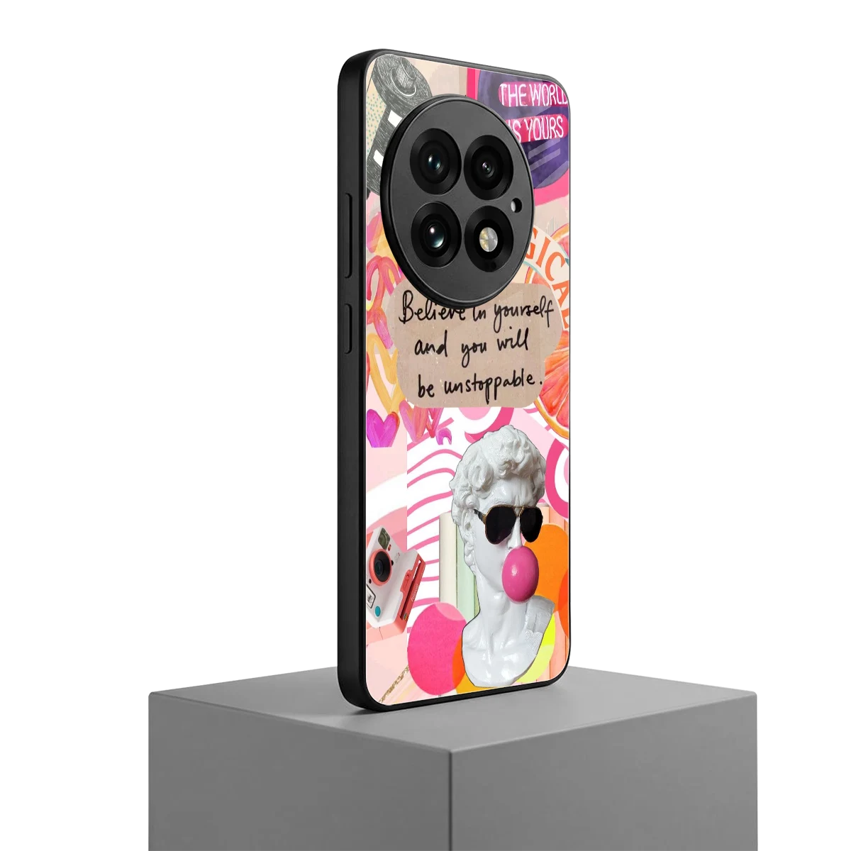 Unstoppable oneplus 13 mobile cover | shockproof glass phone case