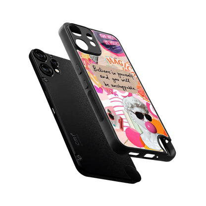 Unstoppable sleek cmf nothing phone 2 pro cover with tempered glass back and TPU edges